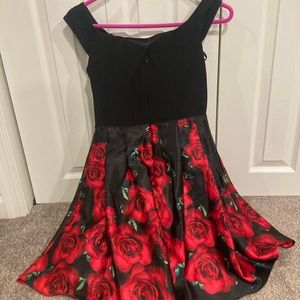 Blondie Nites rose party dress